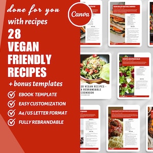 Vegan Recipes Plant Based Food Recipes e Book Vegan Diet Vegetarian Recipes Vegan Diet Vegan Cookbook Veganism Recipe book e Book Template