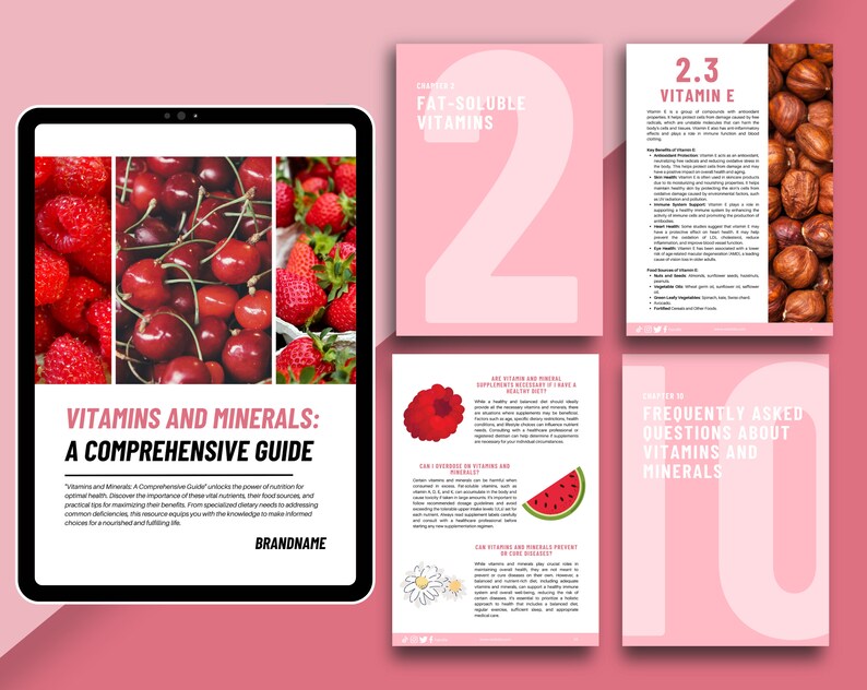 Vitamins and Minerals Cheat Sheet Natural Vitamin Sources for a Healthy