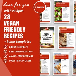 Vegan Recipes Plant Based Food Recipes e Book Vegan Diet Vegetarian Recipes Vegan Diet Vegan Cookbook Veganism Recipe book e Book Template
