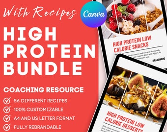High Protein Recipe eBook Bundle: Snacks & Desserts (Digital Download)