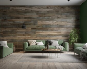 Farmhouse Zoom Backdrop, Barnwood Accent Wall Design, Farmhouse Zoom Background