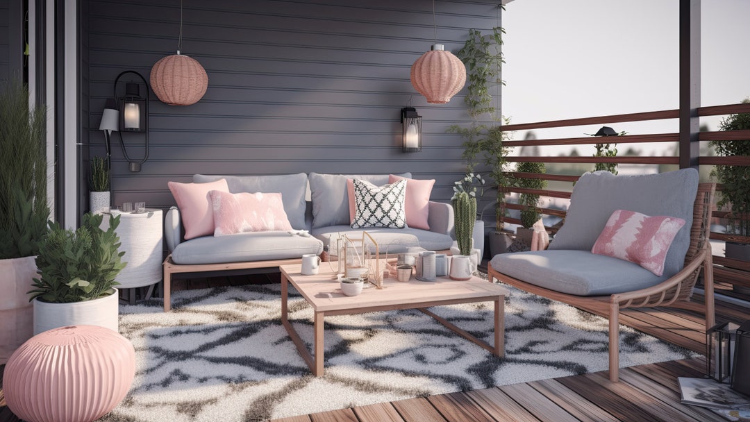 Zoom Outdoor Patio Backgrounds, Digital Backdrops for Your Next Zoom Call Etsy