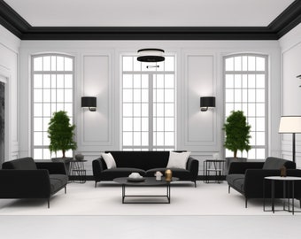 Zoom Virtual Background, Spacious Zoom Meeting Backdrop
