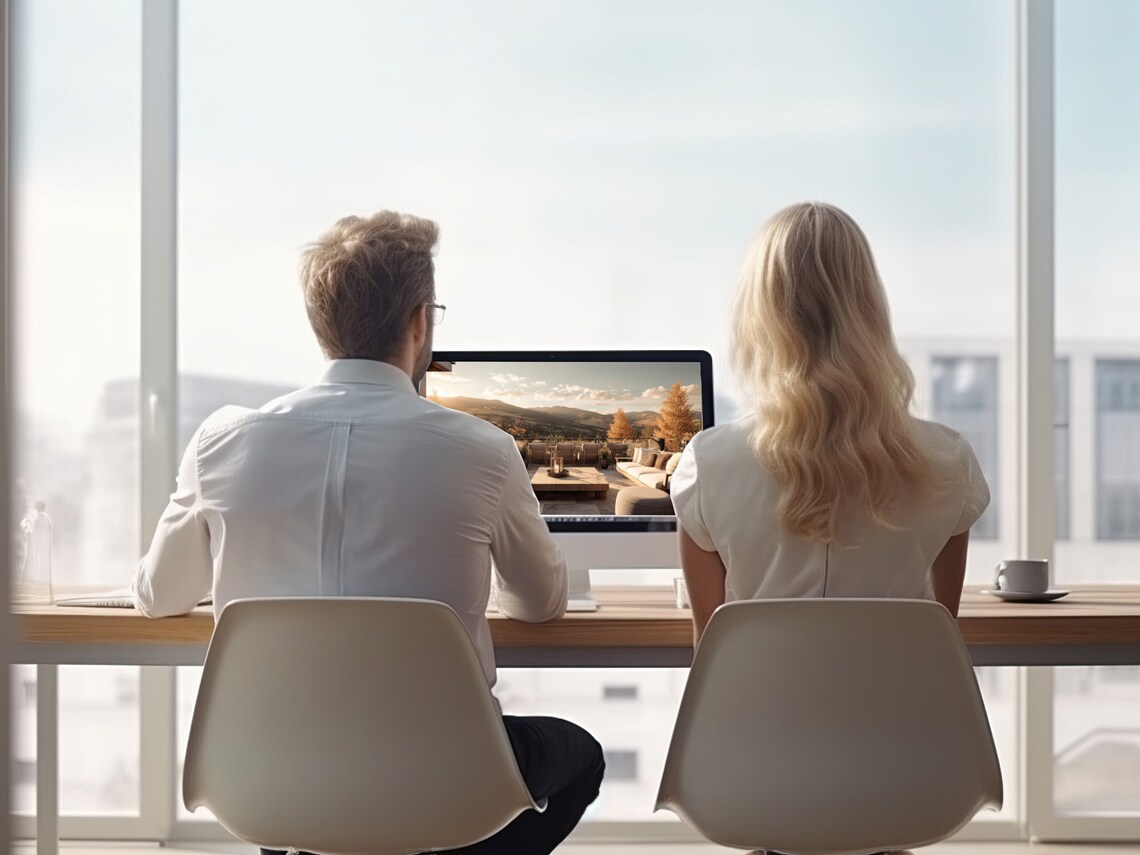 Zoom Outdoor Patio Backgrounds, Digital Backdrops for Your Next Zoom