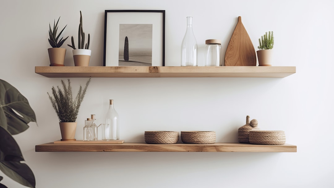 Simple Decor Zoom Background, Simple Shelf Design Etsy