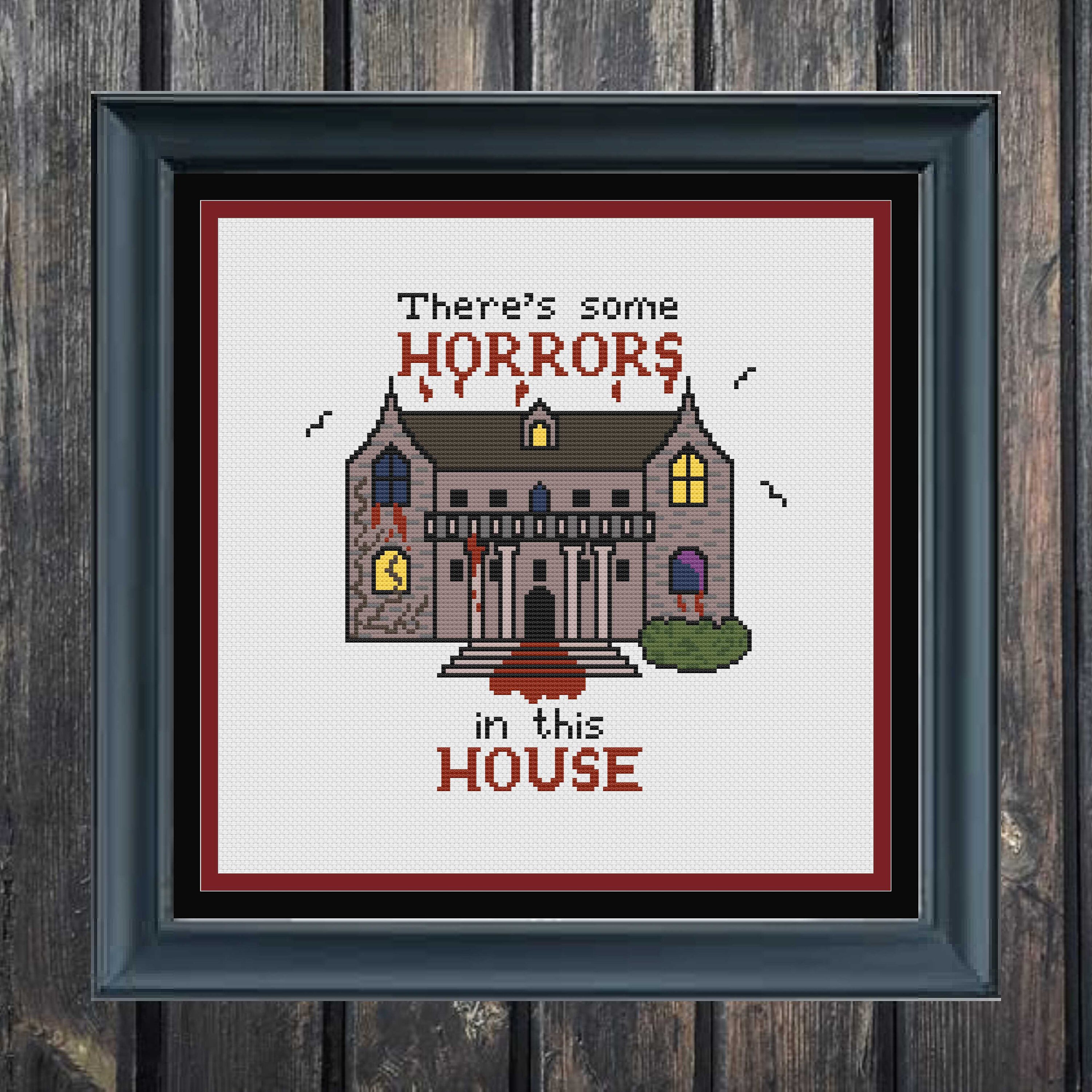 Horrors in This House Cross Stitch Pattern PDF Digital Download Etsy