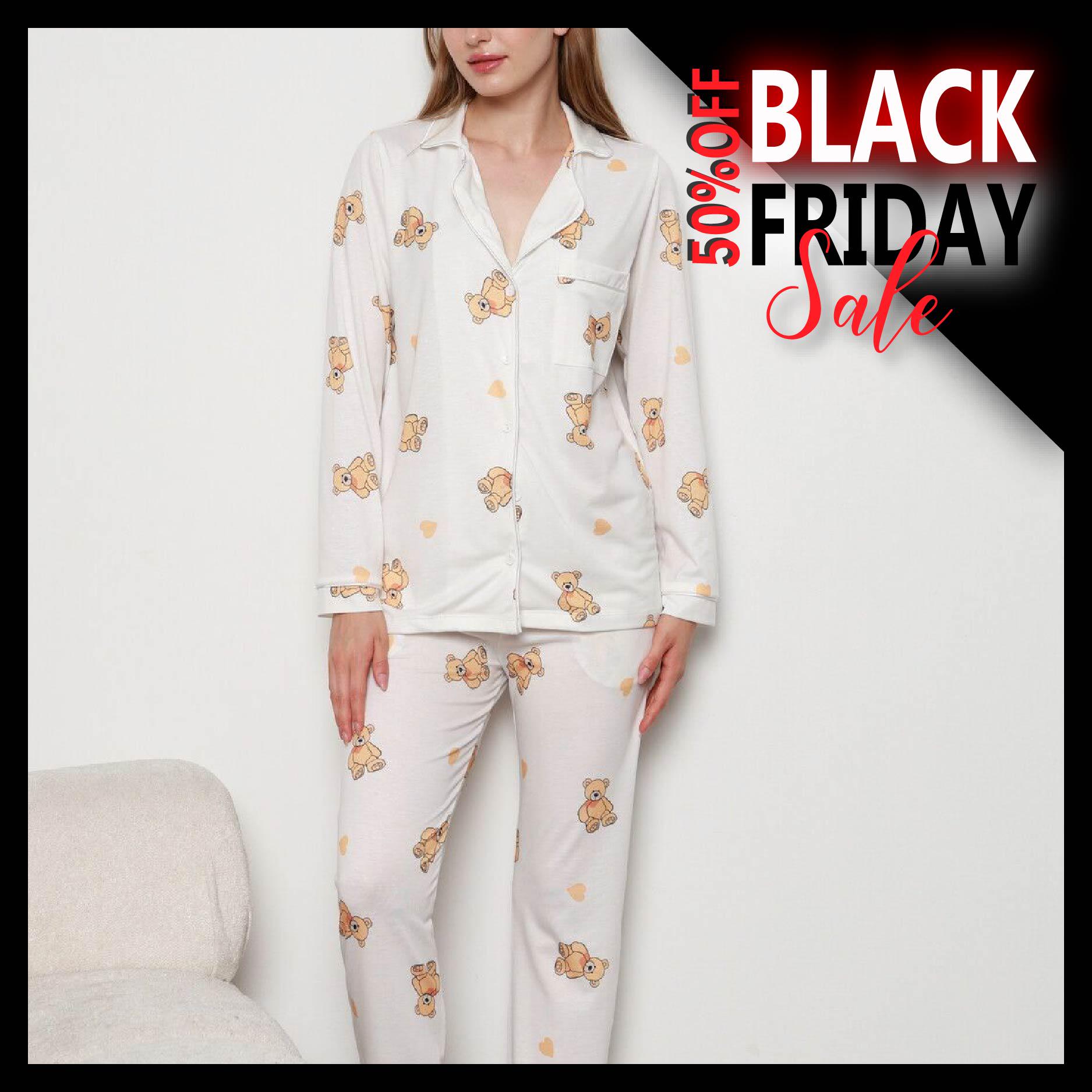 Cotton teddy nightwear sale