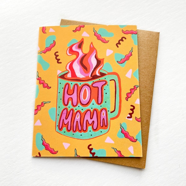 Hot Mama Funny Mothers day card