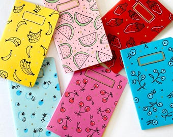 Pocket-Sized fruit notebook - Stationery Gift for writers