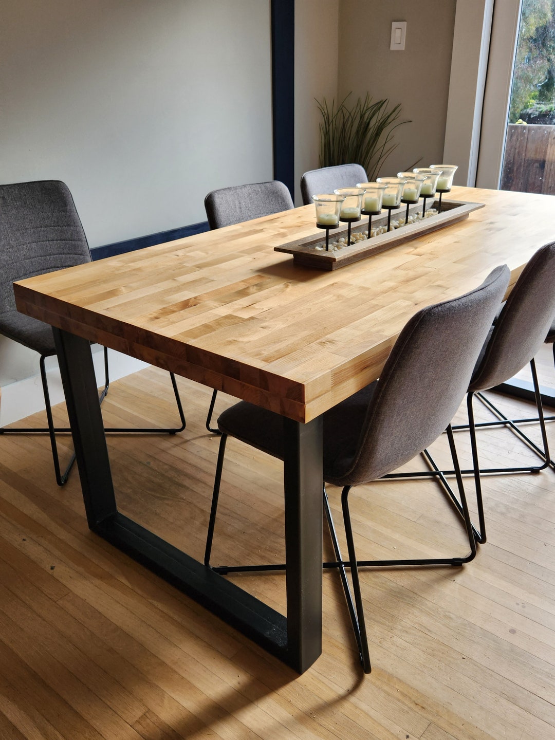 Butcher Block Dining Tables Etsy