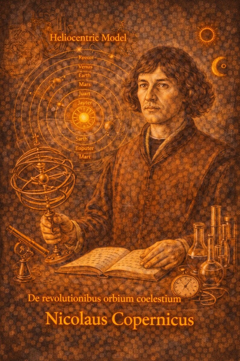 Nicolaus Copernicus Poster Printable | Astronomy Wall Art ...
