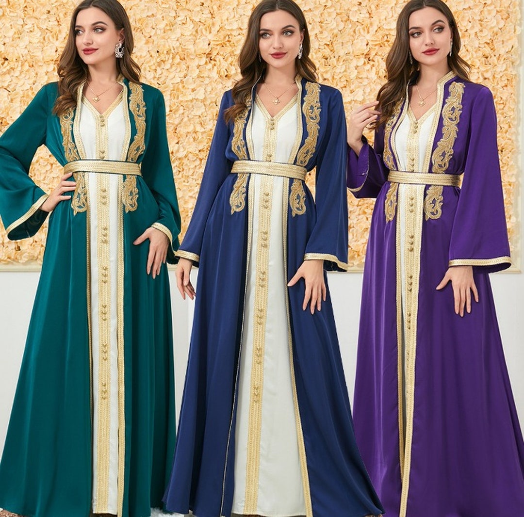 Moroccan Caftan Takchita Elegant Dress for Weddings 2 - Etsy