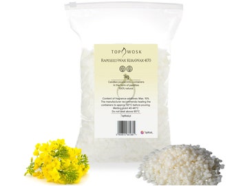 Cera de colza KeraWax 4170 Kerax UK para velas inundadas - hacer velas 1kg