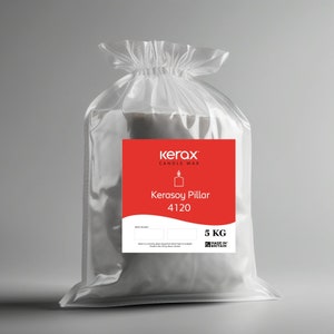 Kerax KeraSoy Pillar 4120 – Premium-UK-Sojawachs für handgegossene Formkerzen – rein und natürlich, 5 kg
