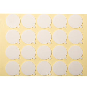 Punti di colla per fissaggio stoppini – 20 pezzi, 2 mm / Ideali per fissare saldamente gli stoppini ai contenitori delle candele.