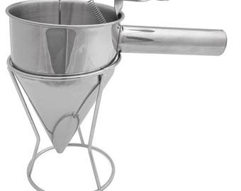 Wax Funnel with Stand - 14.5x7.5 cm for Precise Pouring