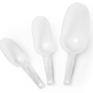 Set plastic spatels: klein, medium en groot voor knutselen en kaarsen maken