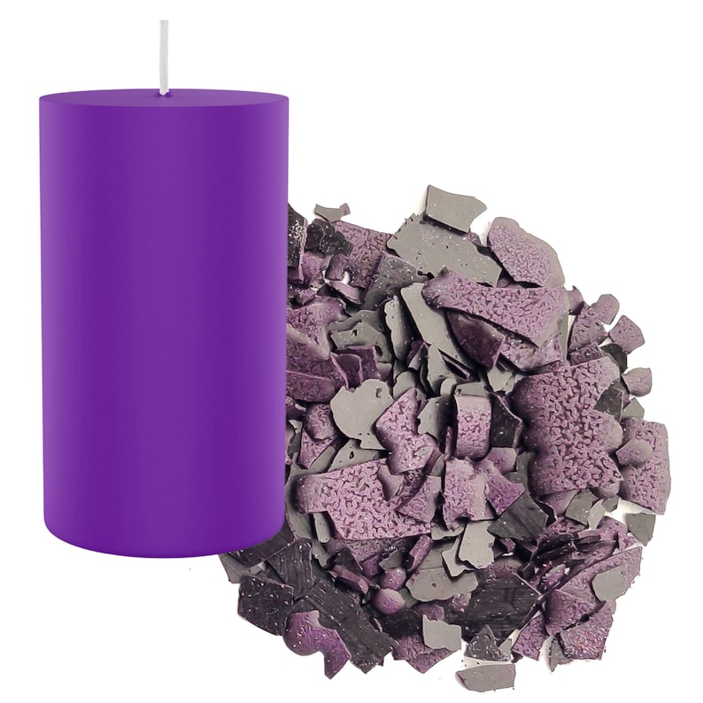 Coloranti per candele altamente efficaci per colori vivaci / Disponibili in confezioni da 2 g e 10 g Lilac