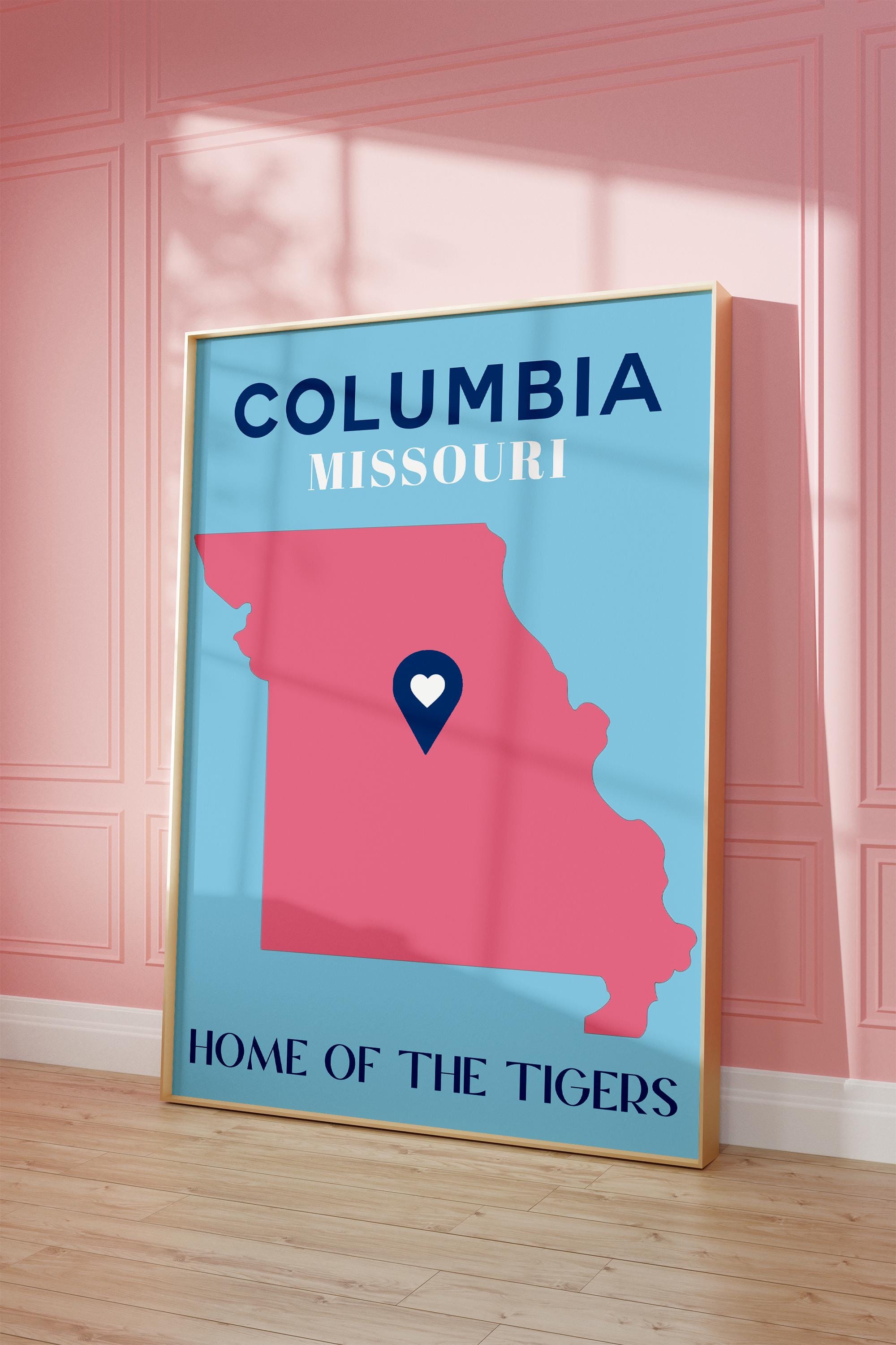 University of Missouri Wall Art Mizzou Poster Prints Dorm Wall