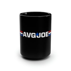 Average Joe Black Mug, 15oz