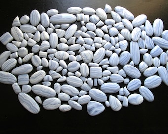 Natural Blue Lace Agate at Wholesale Price Lot,AAA Quality Natural Blue Lace Agate Gemstone Lot,Blue Lace Agate for Jewelry Making.