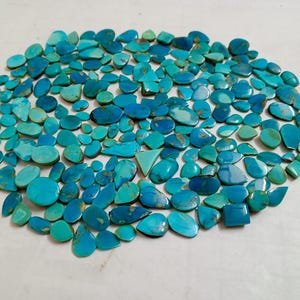 Natural Turquoise Wholesale Lot, 100% Original Natural Turquoise MM Mix Sizes Gemstone Lot,AAA Quality Natural Turquoise for Jewelry Supply.