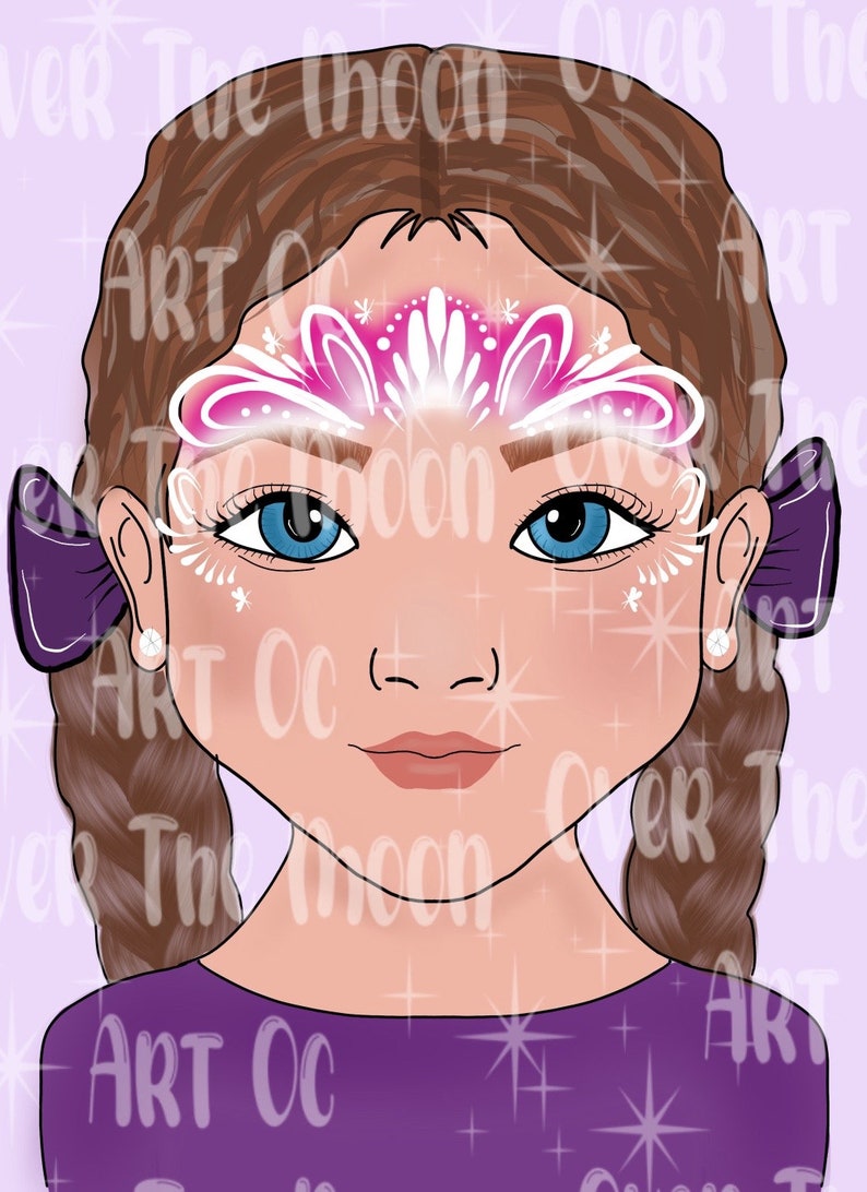 Face painting menu board digital fast faces easy face painting ideas image 7