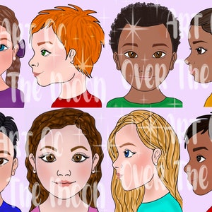 Face painting template blank 1 menu
