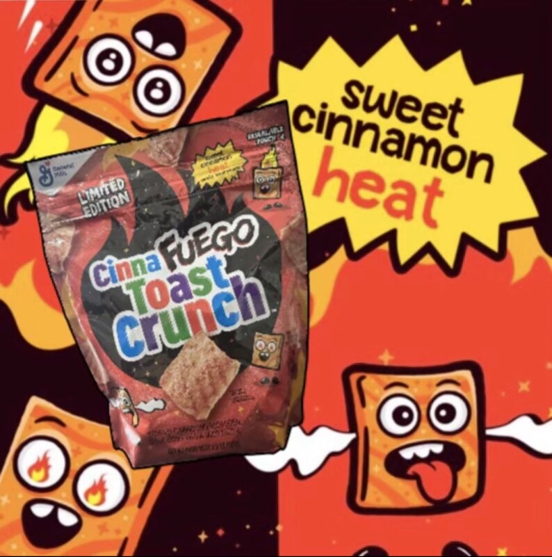 Cinna Fuego Toast Crunch limited Edition Etsy