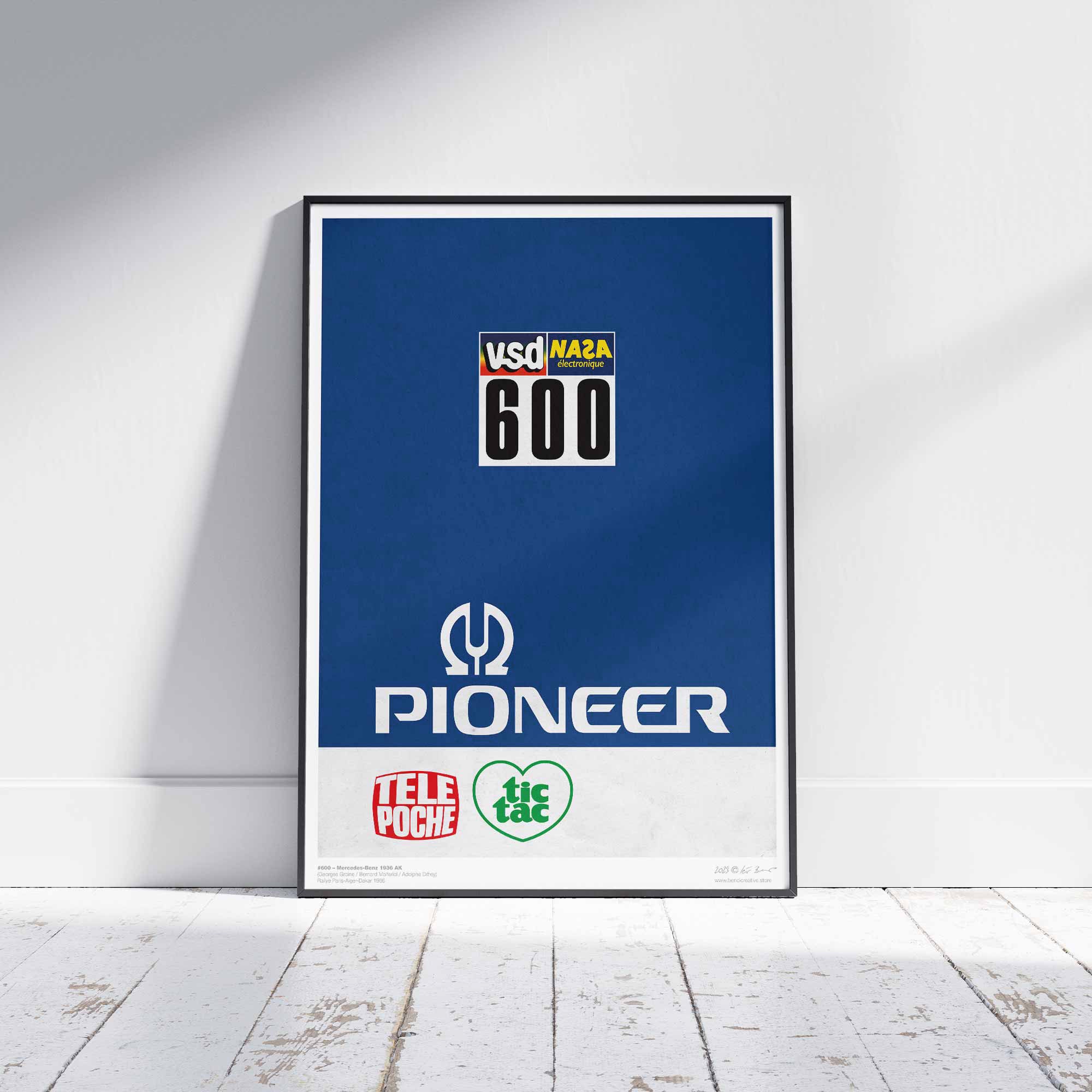 GROINE NUMBERS Parisdakar 1986 Set of 4 POSTERS / Etsy