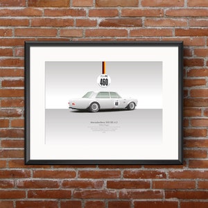 Mercedes-Benz 300 SEL 6.3 – Altfrid Heger / POSTER / digital download