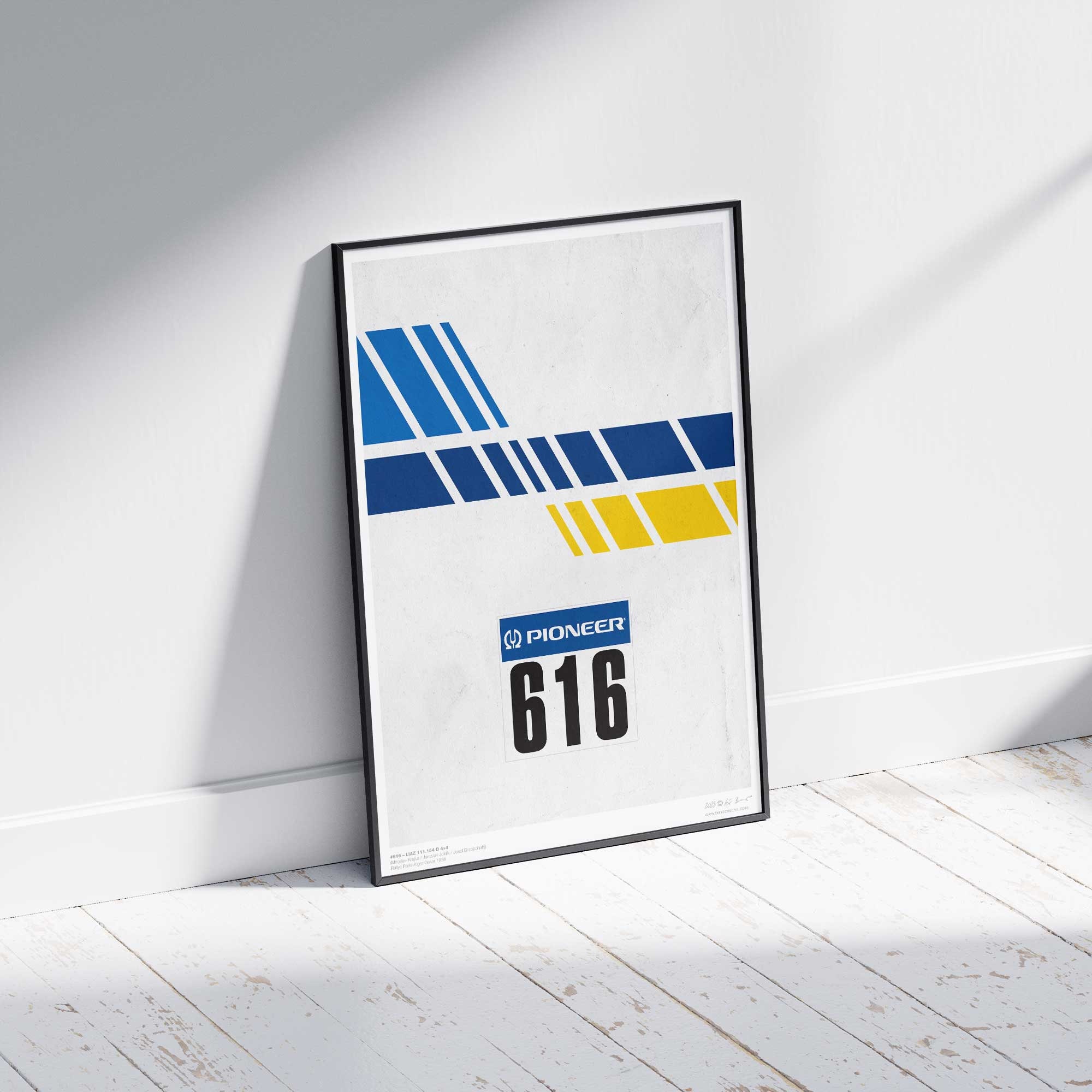 Liaz Numbers Paris Dakar 1988 Set Of 4 Posters Digital Etsy