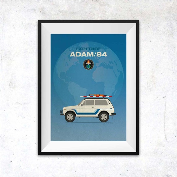VISITORS – Expedition ADAM 84 – Lada Niva / POSTER / Digital