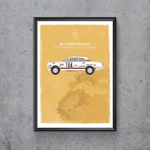 Rolls-Royce Proto Jules – Paris-Dakar 1981 – POSTER / digital download