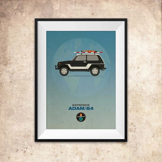 VISITORS – Expedition ADAM 84 - Lada Niva / POSTER / Digital