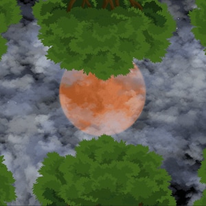 Digital Art - &quot;Harvest Moon&quot; - VanGoat322