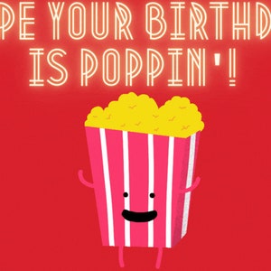 Poppin&#39; Birthday E-card
