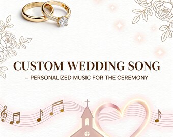 Personalized Wedding Song | Custom Ceremony Music | Unique Love Song for Your Special Day
