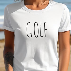 Golf t-shirt gift for golfer loves golf shirt gift for her golf tee gift for him fathers day gift mothers day gift golf league t-shirt