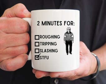 Ice Hockey Mug for Referee Hockey Ref Mug Hockey gift mug for hockey player