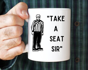 Hockey Referee gift Mug for hockey ref penalty gift mug for hockey player gift for him mug gift for her hockey