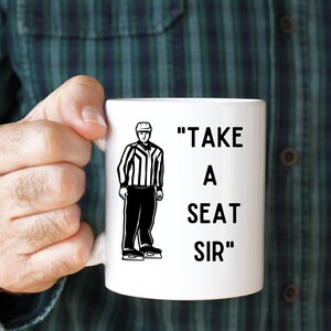 Hockey Referee gift Mug for hockey ref penalty gift mug for hockey player gift for him mug gift for her hockey
