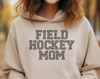 Field Hockey mamá sudadera para mamá Field Hockey padre regalo sudadera guepardo impresión FH mamá suéter cálido Field Hockey regalo sudadera con capucha campo Hoc