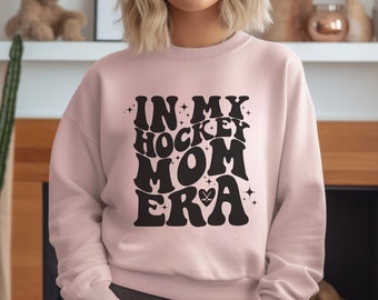 Ice Hockey mom era in my hockey mom era sweatshirt gift for hockey mom shirt ice hockey era retro hockey sweatshirt mothers day gift shirt