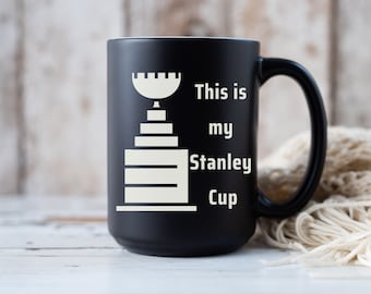 Stanley cup mug gift for hockey fan ice hockey gift mug for hockey fanatic playoff hockey mug funny mug for hockey fan playoff cup mug