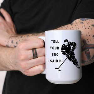 Hockey player mug hockey gift hockey player pride month hockey