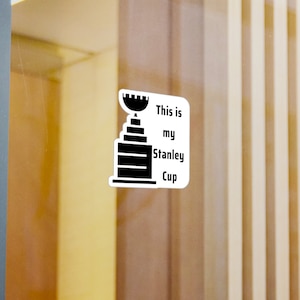 Decalcomania adesiva della Coppa Stanley per il fan dell'hockey Adesivo per fan dell'hockey Stanley Cup