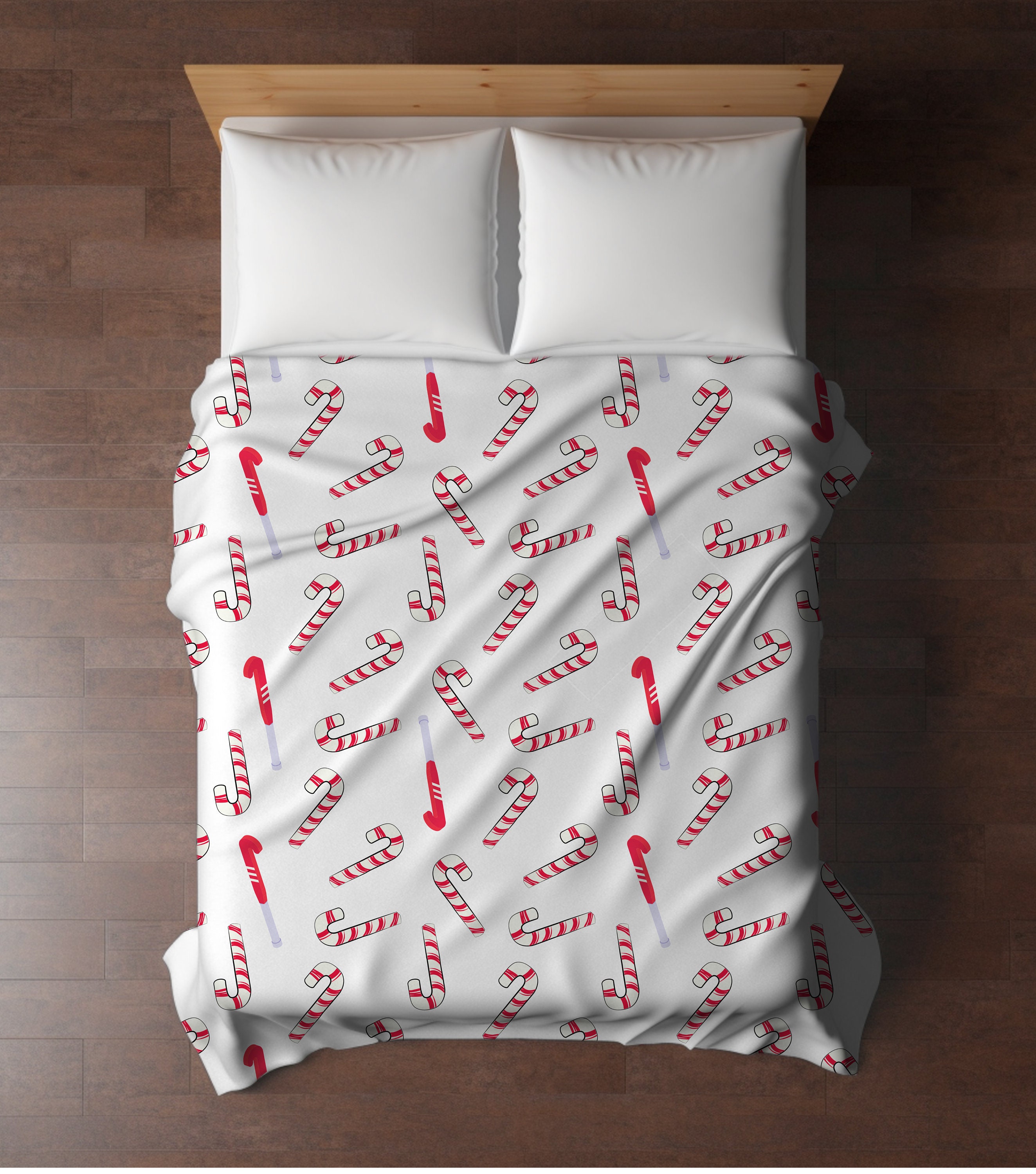 Field Hockey Stick Candy Cane Blanket for Field Hockey Cold Etsy Canada