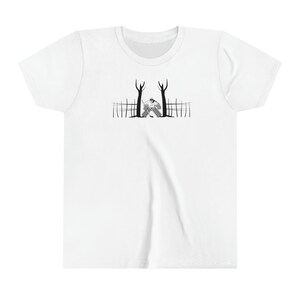 YOUTH Ice Hockey Halloween t-shirt youth hockey shirt hockey halloween goalie tee goalie graveyard halloween tshirt ice hockey goalie shirt image 3