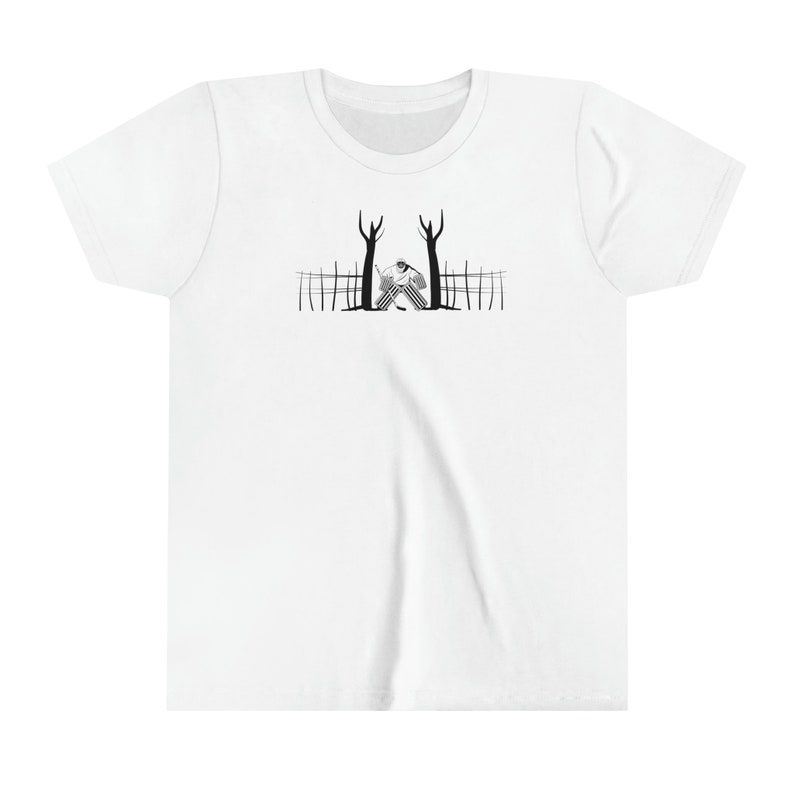 YOUTH Ice Hockey Halloween t-shirt youth hockey shirt hockey halloween goalie tee goalie graveyard halloween tshirt ice hockey goalie shirt image 3